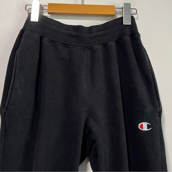 Champion Reverse Weave Joggers Women’s Small Black Fleece Sweatpants - Picture 5 of 11